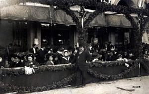 ALGER - BATAILLE DE FLEURS8- 1909